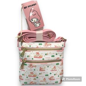 Loungefly Sanrio My Melody Allover Print Crossbody Bag